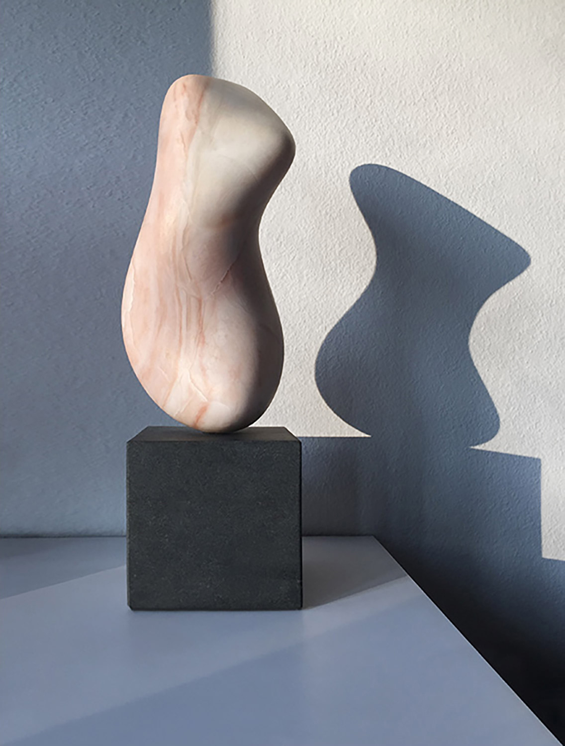 Stone figurative sculpture by Christoph Brown